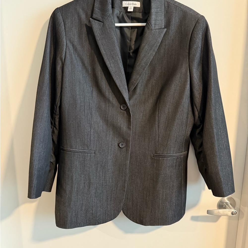 Calvin Klein Charcoal Blazer for Women